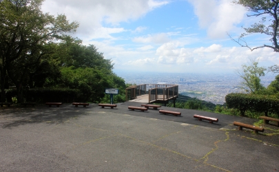 海抜600m駐車場