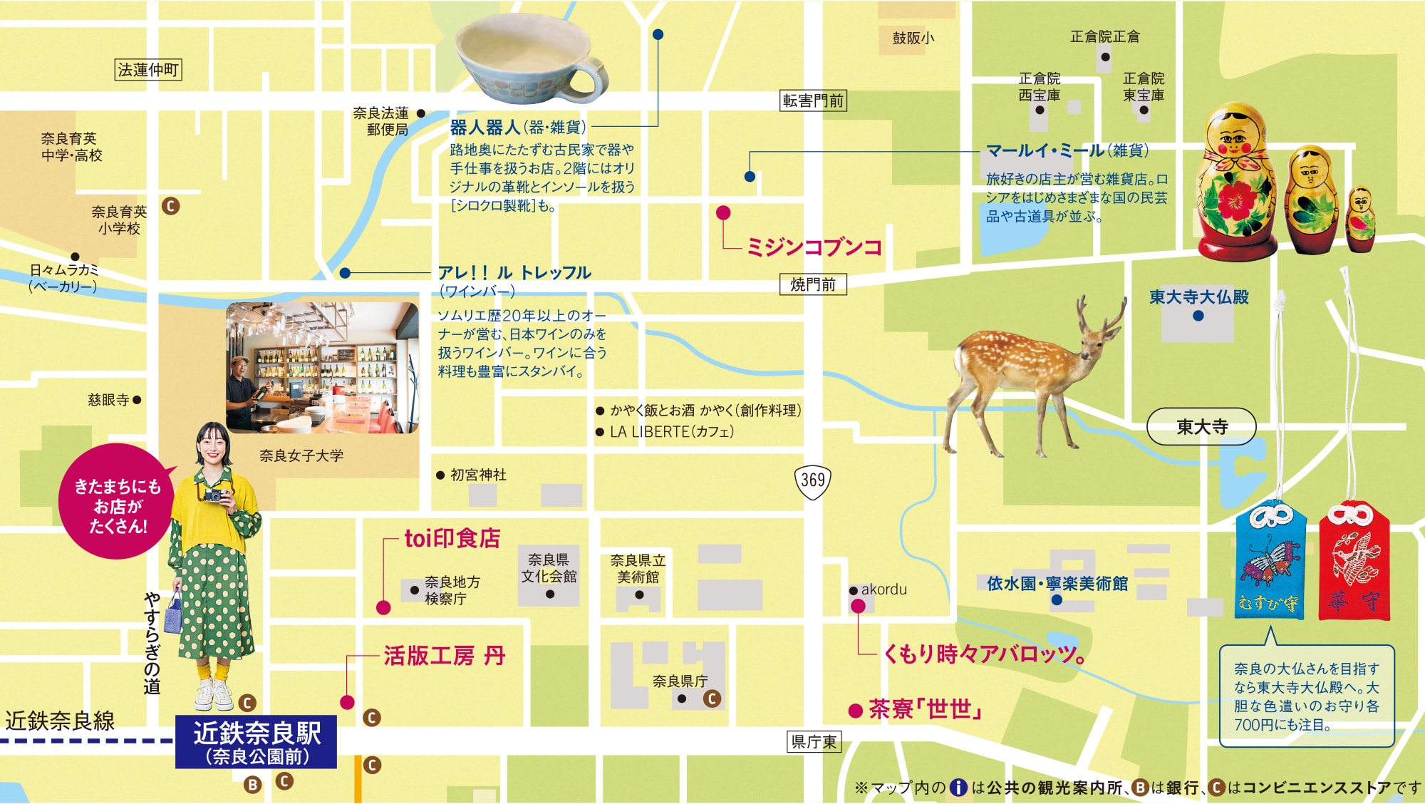 きたまちエリアお散歩マップ