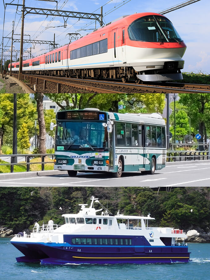 近鉄電車?バス?船のご利用方法