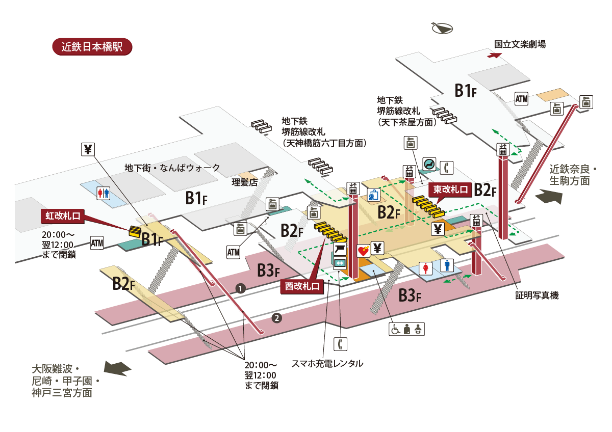 近鉄日本橋駅