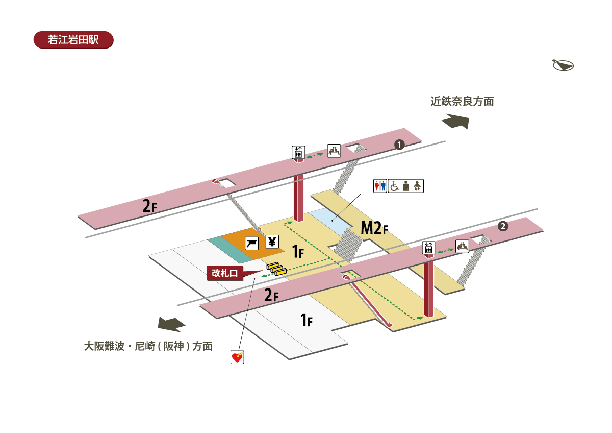 若江巖田駅